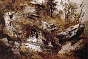 Asher Brown Durand Rocky Cliff oil painting picture wholesale